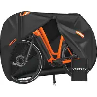 VERTREX Universal Bicycle Cover - Ultra Strong & Waterproof Oxford - Convient pour 1 à 2 vélos - Inclut un sac de rangement