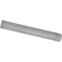 vidaXL Clôture hexagonale argent 1,2 x 50 m Acier galvanisé