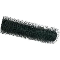 vidaXL Clôture Hexagonale Verte 0,4 x 100 m PVC