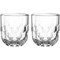 Leonardo Cappuccino Becher Gocce 1 220 ml, 2 Stück, Tasse, Transparent