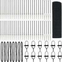 vidaXL Clôture en fil de fer soudé avec pointes, en acier et PVC, gris, treillis