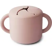 Mushie Baby Snack Cup tasse pour les collations Blush 1 pcs