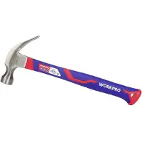 Workpro Marteau Griffe Courbe Frappe Puissante, Extraction Facile Des Clous -