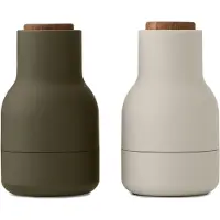 Audo Copenhagen Bottle Grinder Lot de 2 Hunting Green|Walnut