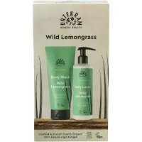 Urtekram Soin Wild Lemon Grass Coffret cadeau Body Wash 200 ml + Body Lotion 245 ml