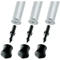 Gitzo Pointe GSF30S + Pied en Caoutchouc 30 mm (x 3)