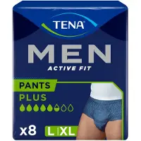 Tena MEN ACTIVE FIT PLUS - Slip absorbant jetable pour incontinence urinaire modérée à for 8 pc(s)