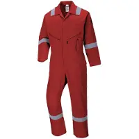 Portwest C814 Iona Baumwoll Combinaison Rouge Gr. XXL