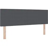 vidaXL Tête de lit gris foncé 160 cm en velours côtelé