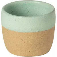 Costa Nova Tasses à espresso Arenito – Cyaan – Lot de 4 – Fabriquées à la main au Portugal – Tasses à café en grès