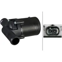 Hella Pompe à eau supplémentaire 12 V électrique 2 pôles pour e.a. LAND ROVER DISCOVERY
