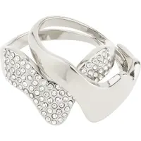 Pilgrim Bague 'Connect' argent / transparent