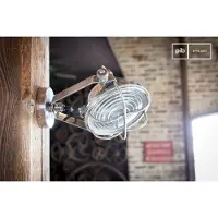 PIB Projecteur orientable en métal argenté Chicago
