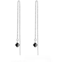 Elli Boucles d'oreilles noir / argent
