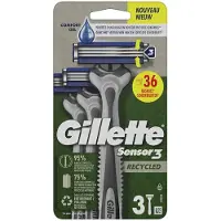 Gillette Sensor3 Recycled Disposable Razor Blades