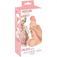 Nature Skin - gode avec peau - 19 cm (chair)