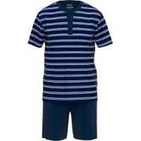 Ceceba Pyjama court bleu / bleu marine / blanc
