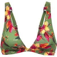 LASCANA Hauts de bikini 'Malia' olive / orange / rose