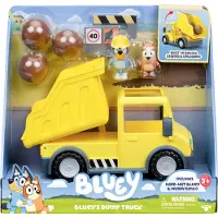 Bluey TM TOYS Bluey - Camion benne de chantier + 2 figurines de chien BLU17673