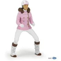 Papo - Figurine Cavalière Fashion hiver