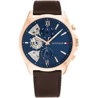 Tommy Hilfiger Zegarek męski 1710645 granatowy klasyczny