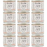 Gussto Cat Fresh Calf &amp; Rabbit 12x200 g - nourriture humide pour chats au veau et au lapin