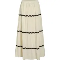 Vila Jupe 'VIManda' beige / noir