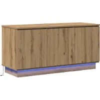 vidaXL Meubles TV 100 x 38 x 49 cm, imitation chêne artisanal, panneaux de particules