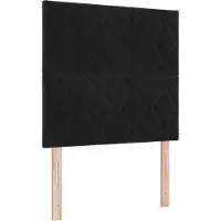 vidaXL Tête de lit Noir 100 cm Velours