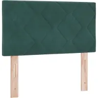 vidaXL Tête de lit Vert foncé 80 cm Velours