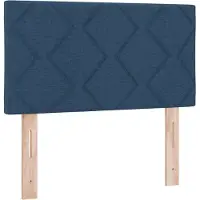 vidaXL , tête de lit, bleu, tissu