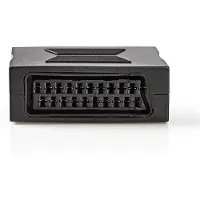 Nedis Adaptateur SCART SCART Femelle SCART Femelle Nickelé Droit ABS - Nedi