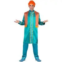 MOM Homme Hindou Avec Un Foulard Et Une Chemise Turban