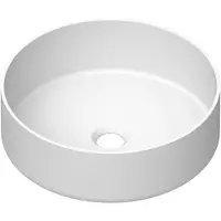 Brauer Circle vasque - 36x36cm - ronde - céramique - blanc mat WK-CC36ROMW