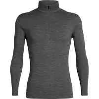 Icebreaker Merino 260 Tech Long Sleeve Base Layer Gris 2XL Homme