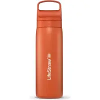 LifeStraw Go Stainless Steel 530ml Bottle Orange