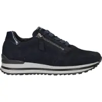Gabor Comfort : Chaussures de sport pour femmes, lacets, style sportif, chaussures à lacets, couleur bleue, pour le quotidien