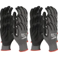 Milwaukee Gants de protection anti-coupure Classe 5 Taille 9 Paquet de 12 pièces (9, L)