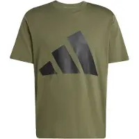 Adidas T-Shirt fonctionnel 'Essentials' olive / noir