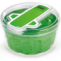 Zyliss Essoreuse à salade sèche Swift, Accessoires de cuisine malins, Transparent, Vert
