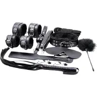 Dream Toys Blaze Ultimate - kit de bondage 10 pièces - noir