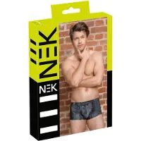 NEK - Boxer noir motif peau de serpent