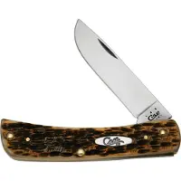 Case Knives Case Sod Buster Jr Amber Jigged Bone, 00245, 6137 SS couteau de poche
