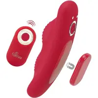 Sweet Smile Smile - vibromasseur culotte télécommandé rechargeable - rouge