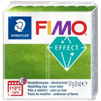Staedtler Pâte polymère - - Effect Metal - Vert 827 - 57 g - Éclat scintillant