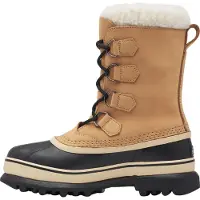 Sorel - Après-skis chauds et imperméables - Bottes Caribou Buff Women pour Femme en Cuir - Taille 37,5 - Marron