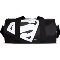 Difuzed Hommes, Sac, SUPERMAN - Sac de Sport 50x25x25 cm, Noir