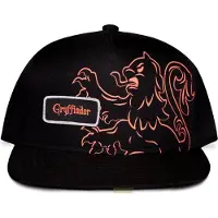 Difuzed Hommes, Casquette, Harry Potter Gryffondor capuchon Version, Noir, (Taille unique)