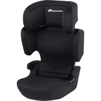 Bebeconfort Road Safe i-Size Rehausseur de siège, siège enfant i-Size, installation avec ceinture de sécurité, à partir de 3,5 ans-12 ans,15-36 kg,100-150 cm, Full Black