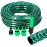EDM Kit Tuyau Arrosage 15mm 10m Tuyau Arrosage Complet Prêt à L'emploi -